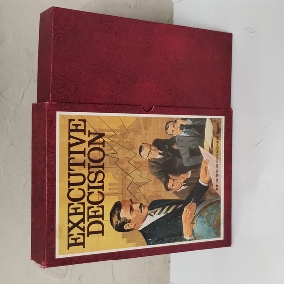 Vintage 1971 Executive Decision Board Game 100% Complete. A 3M Bookshelf Game - Picture 3 of 10